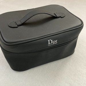 Dior Black Make-up Case with Carry Handle